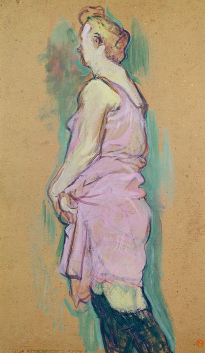 Blonde Housewife, a study for the painting 